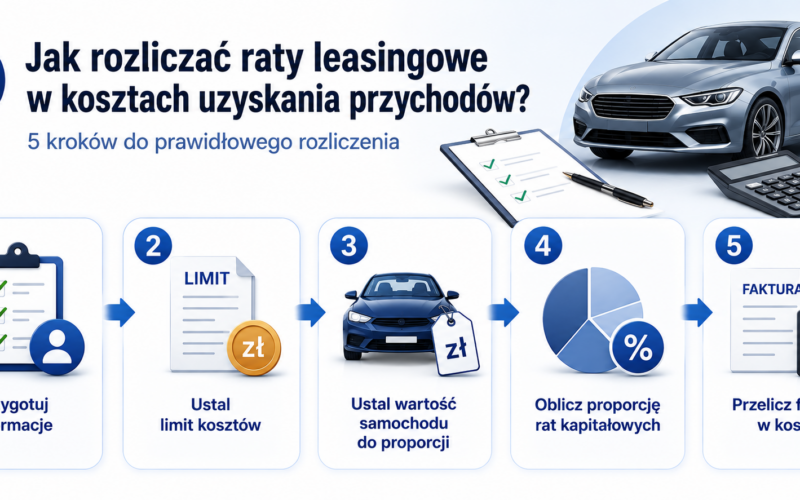 Jak rozliczyć leasing operacyjny samochodu w kosztach uzyskania przychodu w 2026 roku?